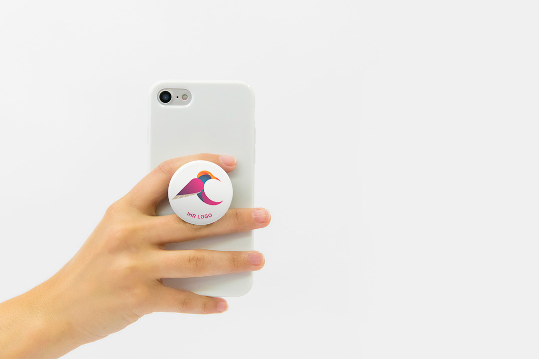 Popsockets bedrucken lassen mit Logo als Werbemittel