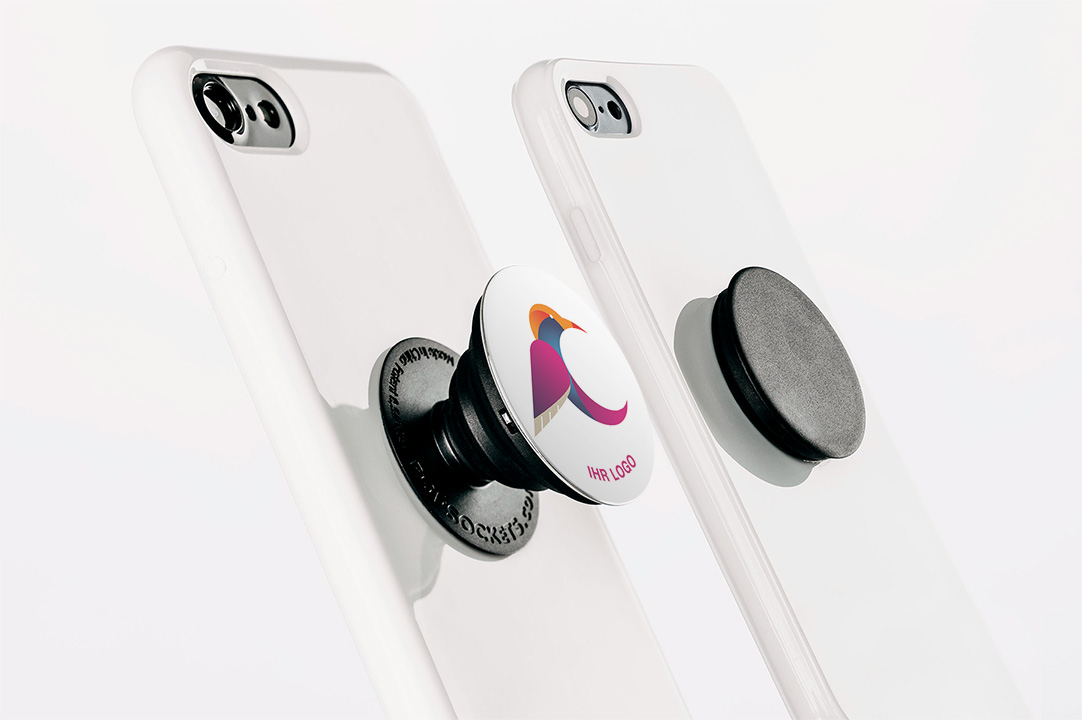 Kann Man Ein Popsocket Auf Eine Handyhülle Kleben PopSockets Smartphonehalter mit Ihrem eigenem Motiv bedrucken lassen