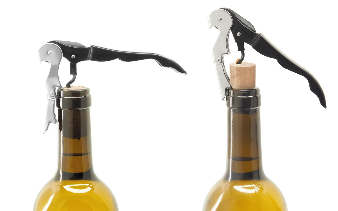 Korkenzieher-Kellnermesser-Pulltex-Pulltaps-BASIC-Anwendung