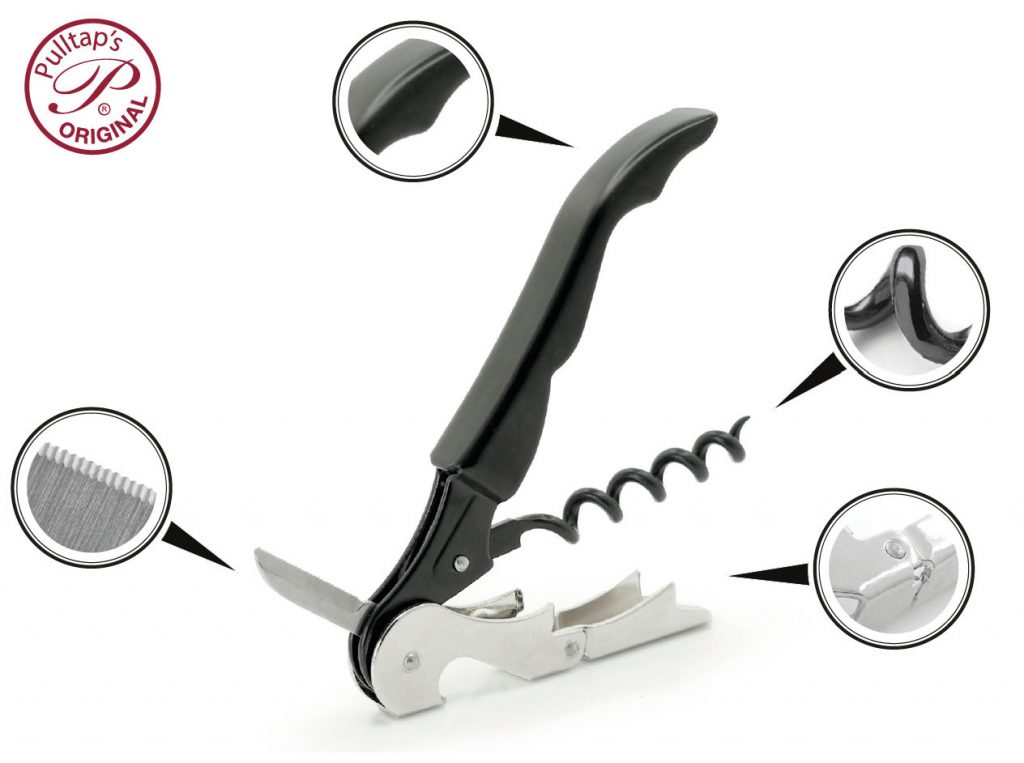 Korkenzieher-Kellnermesser-Pulltex-Pulltaps-Basic-Funktionen
