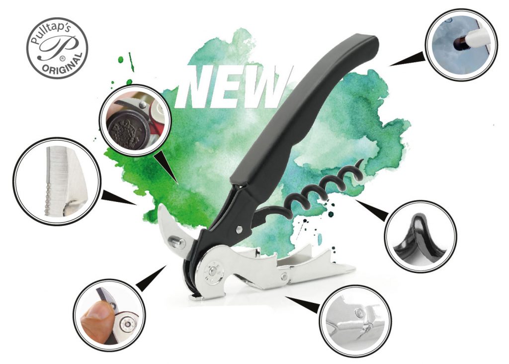 Korkenzieher-Kellnermesser-Pulltex-Pulltaps-Hybrid-Funktionen