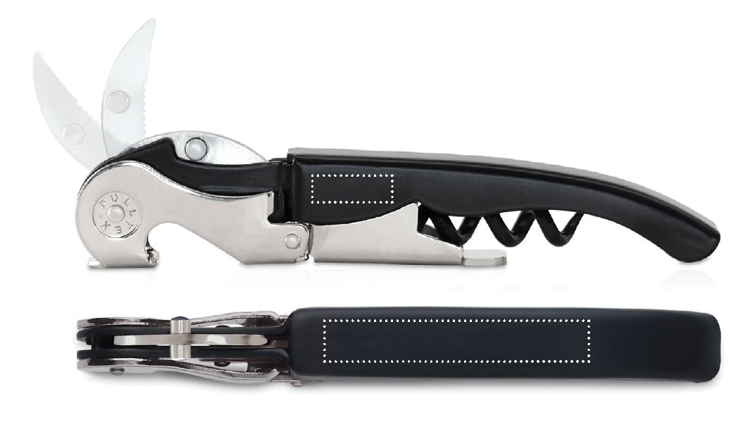 Korkenzieher-Kellnermesser-Pulltex-Pulltaps-Hybrid-schwarz