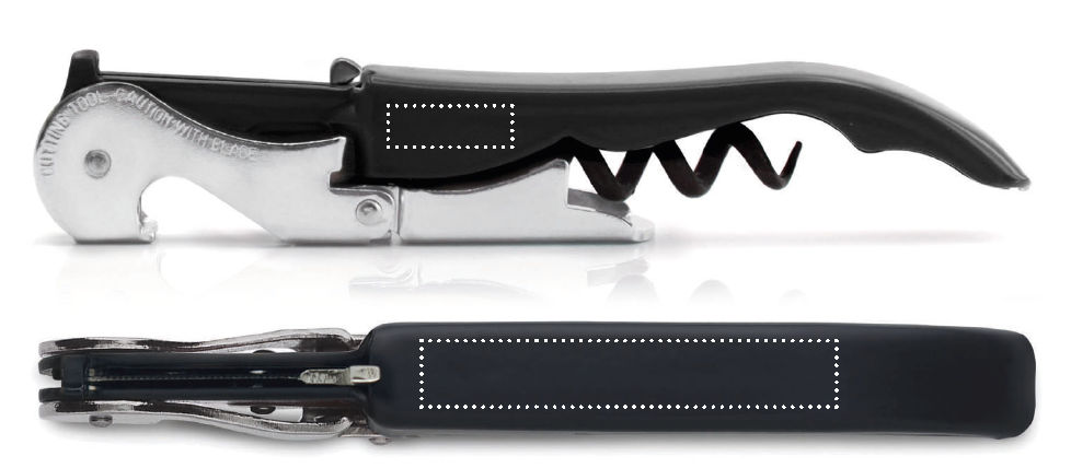 Korkenzieher-Kellnermesser-Pulltex-Pulltaps-Slider-schwarz